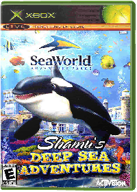 SeaWorld: Shamu's Deep Sea Adventures PAL Xbox PAL box art